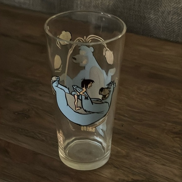 VTG Pepsi/The Jungle Book/Walt Disney World Themed Drinking Glass Tumblr BALOO - Picture 12 of 12